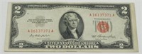 1953 $2 Red Seal Legal Tender U.S. Note