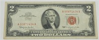 1963 $2 Red Seal Legal Tender U.S. Note