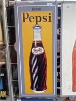 Drink Pepsi Screen Print Sign 330 x 800 
-