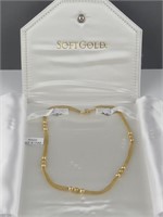 AURAFIN SOFT GOLD 14K GOLD NECKLACE