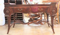 Vintage mahogany ornate vanity