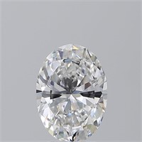 2.50 CT E/VVS2 Oval Diamond GIA Graded