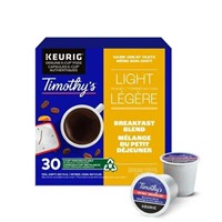 Sealed - Timothy’s Breakfast Blend K-Cup Coffee Po