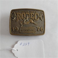 1976 Hesston National Finals Rodeo Buckle