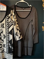(2) Sz L Form Fitting Sweater Dresses