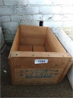 Wood Fruit Supplies Shipping Crate