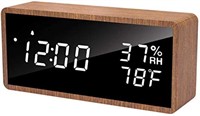 meross Digital Alarm Clock for Bedrooms, Real