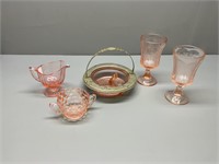 Pink Depression Glass Collection