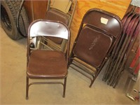 3 metal chairs foldable