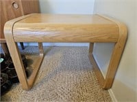 Curved Edge End Table