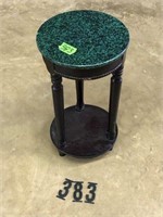 Marble top Plant Stand top had a chip