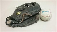 Wilson Baseball Glove W/ Baseball Included