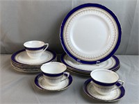 15 Pcs Royal Worcesster Regency Plates, Cups &