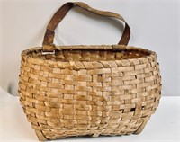 ANTIQUE SPLINT PACK BASKET