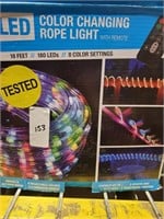 LED Color Changing Rope Light 18 FT 8 Color