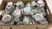 Lg. Box of Cups & Saucers