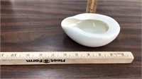 Small porcelain bed pan (poss ashtray)