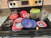 Glass storage Bowls & lids