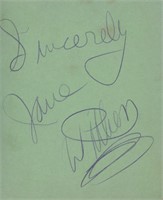 Jane Withers signature cut