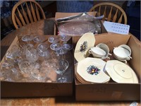 Plastic serving trays, royal cauldron plates,