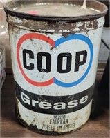 VTG COOP ADVERTISING GREASE CAN