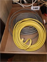 2 PARTIAL ROLLS ELECTRIC WIRE