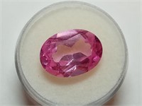 OF) 10.8 carat pink gemstone