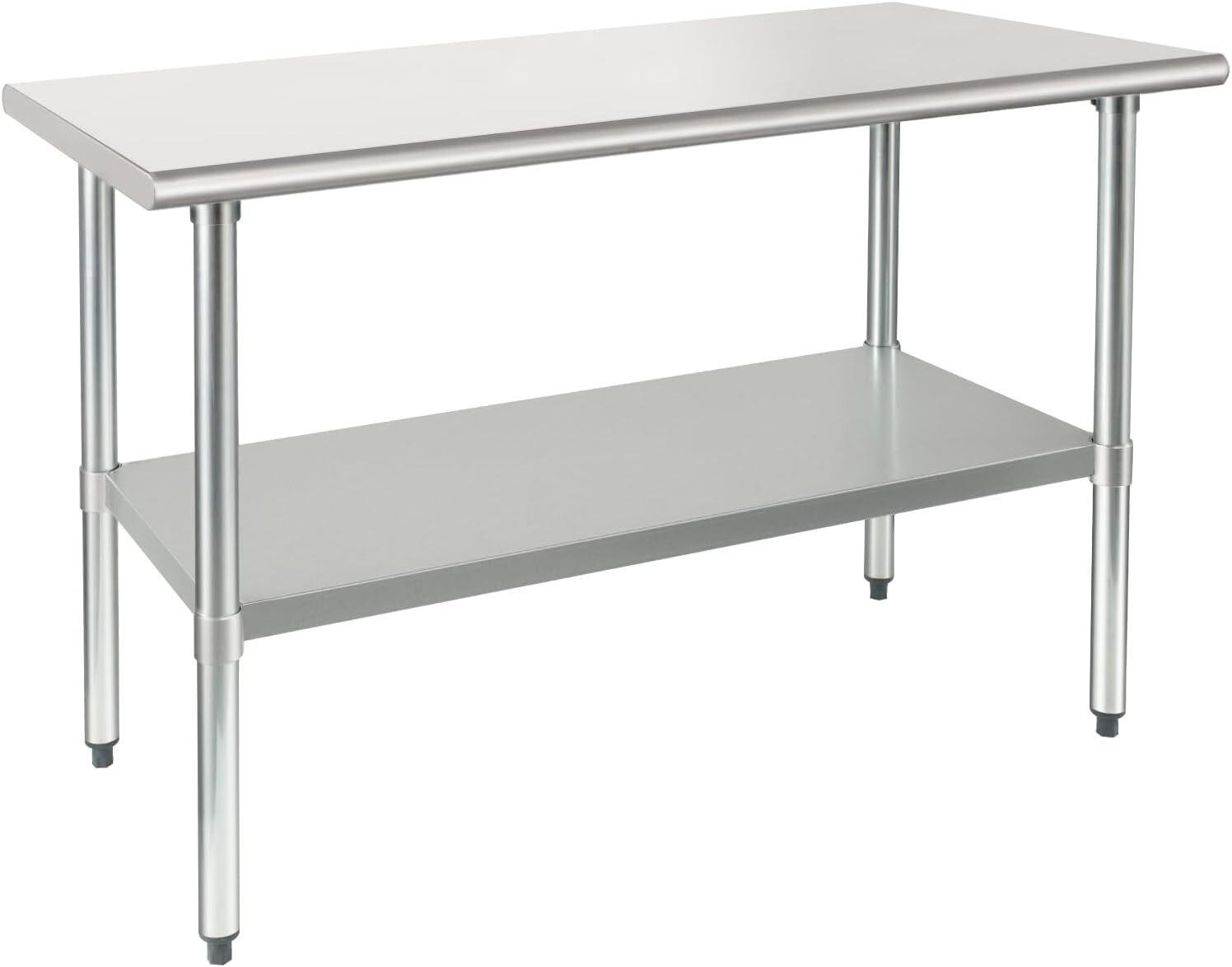 HARDURA Stainless Steel Table 24X48 Inches