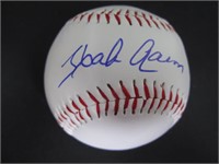 Hank Aaron Signed Baseball Heritage COA