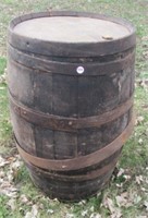 30" x 17" Wood barrel.