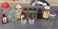 NICE LOT VINTAGE COUNTRY STORE BOTTLES SHAKERS