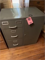 Vintage Metal File Cabinet