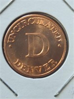 Uncirculated Denver token