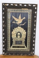 ANTIQUE VICTORIAN MOURNING MEMORIAL LITHO