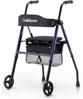 OasisSpace 2 Wheeled Rollator Walker  Seat