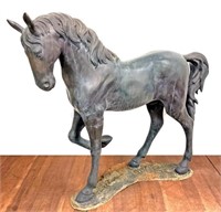 50in Bronze Horse Sculpture