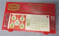 Advertising Texaco Smith Oil Caro MI. 1970