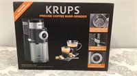 NIB Krups Precise Coffee Burr Grinder