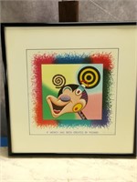 Abstract Mickey Picasso Mashup Litho John Long