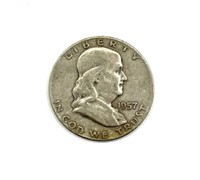 1957-D Franklin Half Dollar