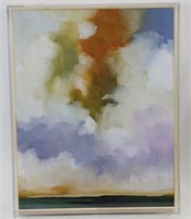 CONTEMPORARY CLOUDS WATERCOLOR PAINTING