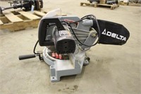 Delta 10" Miter Saw, Manual in Office, Works Per