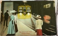 Antique German Metro postcard