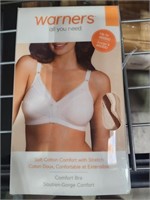 40C, Warners womens Boxed Soft Cup Bra, Natural,