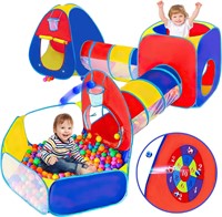 TALGIC 5pc Ball Pit  Play Tent and Tunnels for Kid