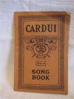 Copyright 1908 Cardui #4 Song Book