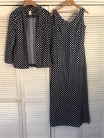 VINTAGE BARNSVILLE 2PC DRESS SET SIZE 12