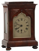 Rosewood Single Fusee Bracket Clock