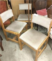 LOT OF THREE FABRIC CHAIRS