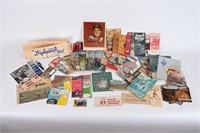 Vintage Collectible Ephemera, Travel Guides, Cards